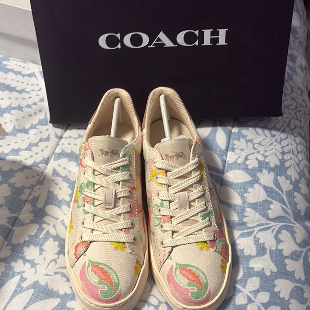 Coach Multicolor Floral Sneakers - Picture 4 of 5